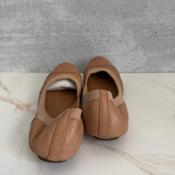 Tory Burch Nude Gabby Ballet Flats - Size 9 - Picture 4 of 10